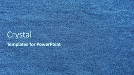  Presentation with jeans blue denim texture - PPT theme with close-up-of-blue-denim background and a ocean colored foreground