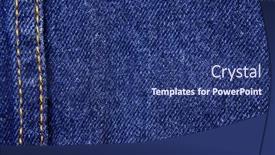  Presentation with denim - Cool new presentation with close-up of blue denim backdrop and a ocean colored foreground
