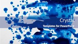  Presentation with abstract blue white - 