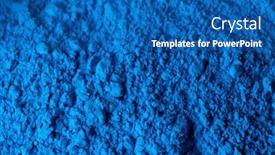  Presentation with hindu festival - Presentation theme having close-up-of-blue-powder background and a ocean colored foreground