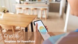  Presentation with temperature - Colorful slide deck enhanced with close-up-of-boy-changing backdrop and a coral colored foreground