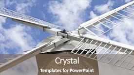  Presentation with british - Colorful presentation enhanced with close-up of british windmill backdrop and a  colored foreground