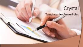  Presentation with business partner people joining hand - Presentation having close-up of business partners background and a lemonade colored foreground