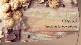  Presentation with junk food - Cool new presentation with close up of candies chocolate backdrop and a  colored foreground