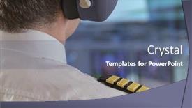  Presentation with captain vessel - PPT theme having close-up-of-captain-s background and a ocean colored foreground