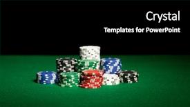  Presentation with gambling - Theme with felt - gambling fortune game and entertainment background and a black colored foreground