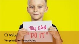  Presentation with feet - Theme featuring close-up of caucasian mid background and a gold colored foreground