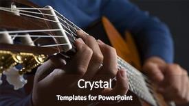  Presentation with classical music - Slides with close up of child playing background and a  colored foreground