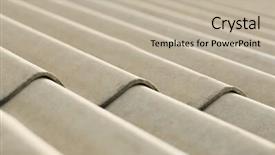  Presentation with cement - Cool new presentation theme with close-up of corrugated cement backdrop and a  colored foreground