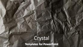  Presentation with corrugated cardboard - PPT theme consisting of close-up-of-corrugated-dark background and a dark gray colored foreground