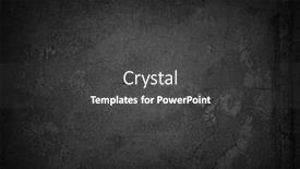  Presentation with concrete - PPT layouts with close-up-of-cracks background and a dark gray colored foreground