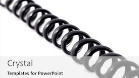  Presentation with curling - Slides featuring close-up-of-curling-telephone background and a white colored foreground