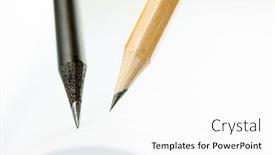  Presentation with notebook paper - Amazing slides having close-up-of-dark backdrop and a white colored foreground