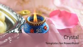  Presentation with candle - Audience pleasing slide deck consisting of  backdrop and a  colored foreground