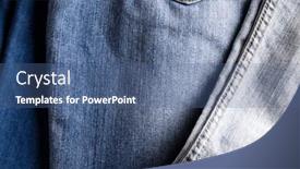  Presentation with blue design - Presentation theme with close-up-of-diverse-blue background and a ocean colored foreground