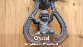  Presentation with close up of a chess - Colorful theme enhanced with close up of door knocker backdrop and a  colored foreground