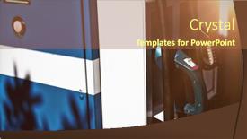  Presentation with electric charging - PPT theme having close-up-of-electric-charging background and a red colored foreground