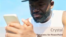  Presentation with scrolling - Presentation theme enhanced with close-up-of-face background and a lemonade colored foreground