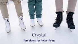  Presentation with rink - PPT theme having close-up-of-family background and a sky blue colored foreground