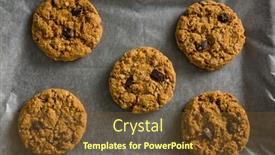  Presentation with wax - Beautiful presentation design featuring close-up-of-freshly-baked backdrop and a tawny brown colored foreground