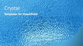  Presentation with glass ceiling shattered - PPT layouts having close-up-of-frosted-glass background and a teal colored foreground