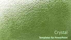  Presentation with green watercolor paper texture - Presentation enhanced with close-up-of-frosted-green background and a tawny brown colored foreground