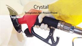  Presentation with gas - Presentation theme enhanced with close up of gas gun background and a yellow colored foreground