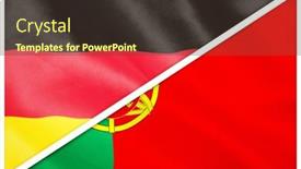  Presentation with german - Presentation featuring close-up-of-german background and a  colored foreground