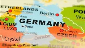  Presentation with marauders map - Cool new slides with close up of germany backdrop and a  colored foreground