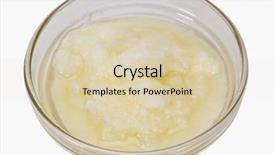  Presentation with bowl - Presentation theme with close-up of ghee background and a lemonade colored foreground