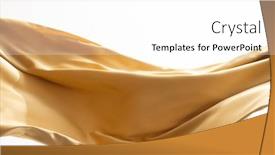  Presentation with shiny gold - Presentation theme featuring close-up-of-gold-shiny and a white colored foreground