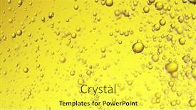  Presentation with oil - Slide deck enhanced with close-up-of-golden-oil background and a yellow colored foreground