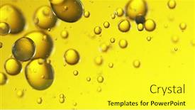  Presentation with oil - Cool new PPT theme with close-up-of-golden-oil backdrop and a yellow colored foreground
