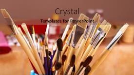  Presentation with art supplies - 