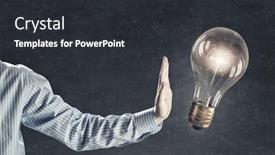  Presentation with glowing light bulb light bulb - 