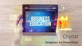  Presentation with holding hands - Slide set featuring close-up-of-hands-holding background and a mint green colored foreground