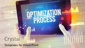  Presentation with business process - PPT layouts featuring close-up-of-hands-holding background and a lemonade colored foreground