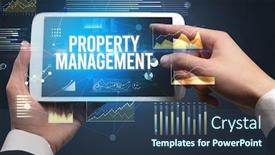  Presentation with property management - Amazing presentation design having close-up-of-hands-holding backdrop and a tawny brown colored foreground