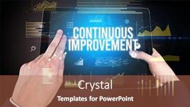  Presentation with continuous - Presentation theme consisting of close-up-of-hands-holding background and a red colored foreground