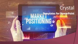  Presentation with positioning - Presentation theme featuring close-up-of-hands-holding background and a tawny brown colored foreground