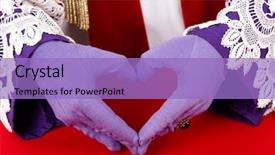  Presentation with sinterklaas - Beautiful PPT layouts featuring close-up-of-hands backdrop and a light blue colored foreground