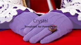  Presentation with sinterklaas - Slide deck featuring close-up-of-hands background and a light blue colored foreground