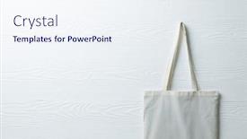  Presentation with canvas - Presentation design consisting of close-up-of-hanging-white background and a sky blue colored foreground