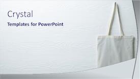  Presentation with canvas - Presentation theme having close-up-of-hanging-white background and a sky blue colored foreground