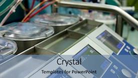  Presentation with lung heart - Slide deck with close-up of heart-lung background and a teal colored foreground