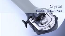  Presentation with high quality - Presentation theme having close-up-of-high-quality background and a sky blue colored foreground