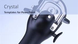  Presentation with high quality - Presentation theme featuring close-up-of-high-quality background and a light blue colored foreground