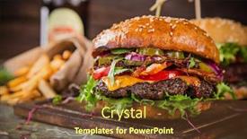  Presentation with burgers - Amazing theme having close-up-of-home-made backdrop and a tawny brown colored foreground