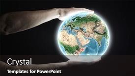  Presentation with hand holding earth - Presentation with close up of human hand holding earth planet elements of this image are furnished by nasa background and a black colored foreground