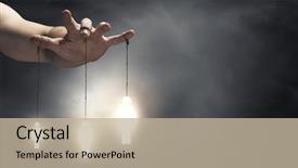  Presentation with people hold hand around globe - Audience pleasing slide set consisting of close up of human hand backdrop and a mint green colored foreground